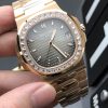 PPF T diamond rose gold nautilus